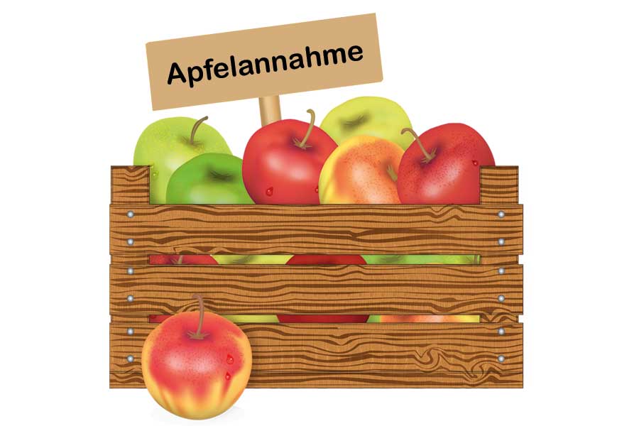 Apfelannahme_WM_Aug21 Apfelmost bei der Wissinger Mühle in Bissendorf